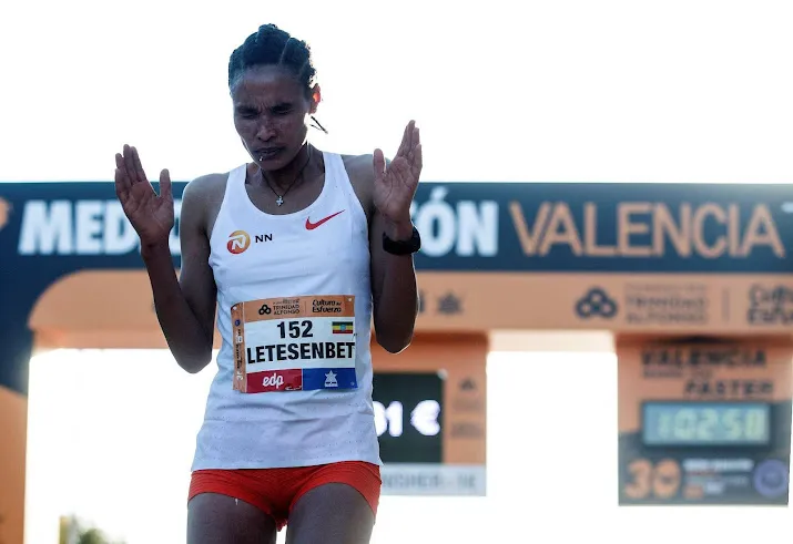 chepngetich loopt tweede tijd ooit op marathon met alleen vrouwen