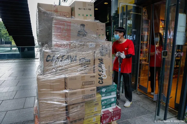 china merkt daling van de grondstofprijzen