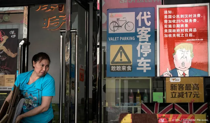 china zullen vechten tegen pesten door vs