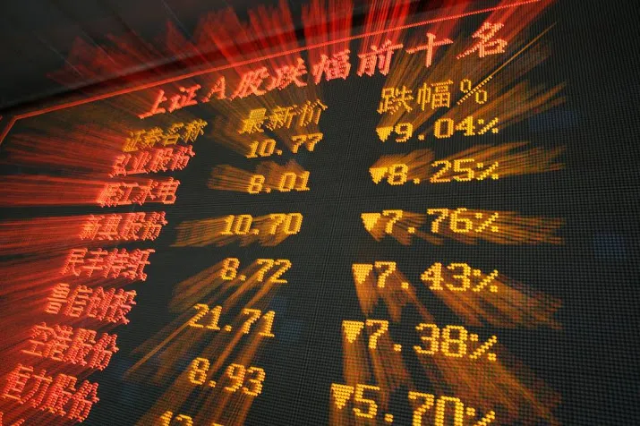 chinese beurzen flink omlaag