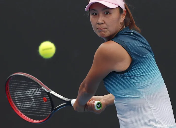 chinese staatsmedia tennisster peng snel weer in het openbaar