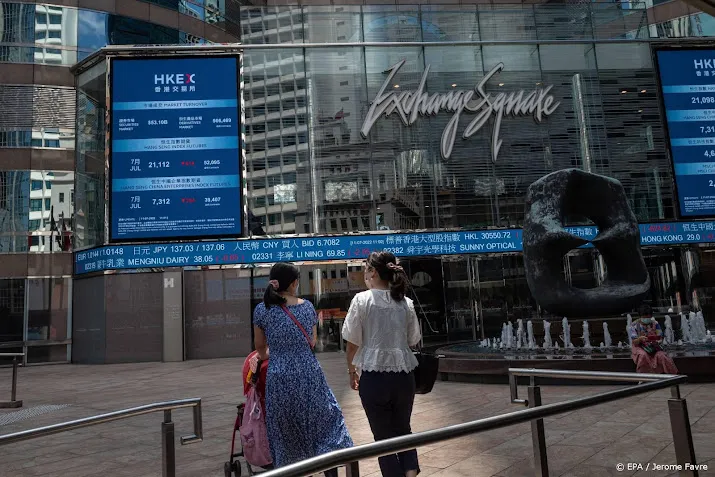 chinese techbedrijven onder druk op lagere hongkongse beurs