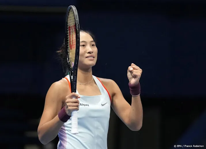 chinese tennisster zheng voor het eerst in finale