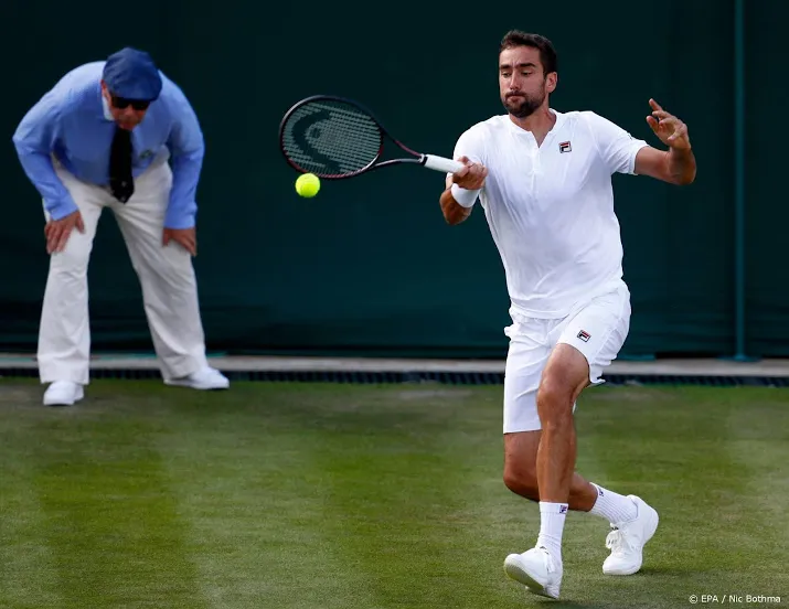 cilic en isner niet verder op wimbledon