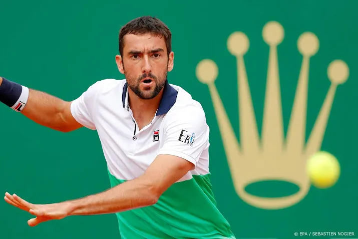 cilic nog niet op dreef op gravel