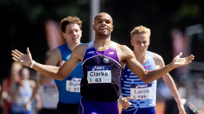 clarke verrast supertalent laros en wint nk goud op 800 meter