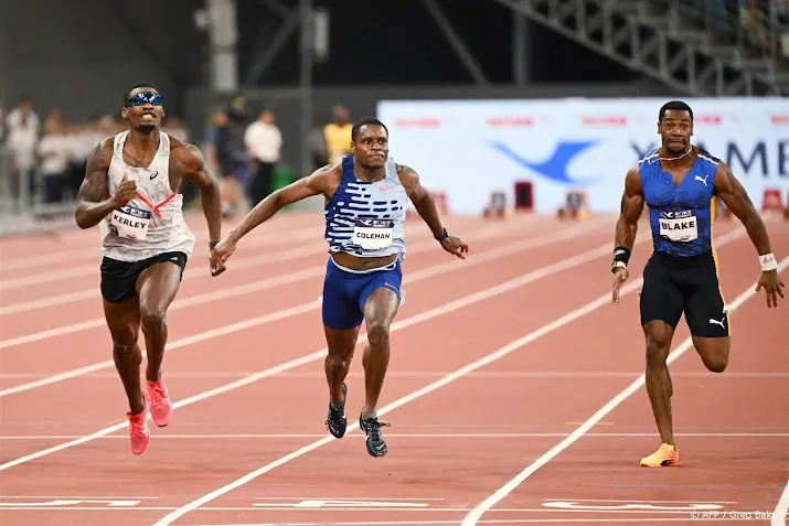 coleman evenaart in china beste jaartijd 100 meter 983