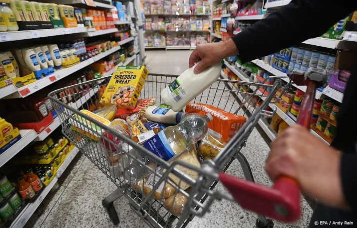 consumenten gaven meer uit aan diensten kochten minder eten