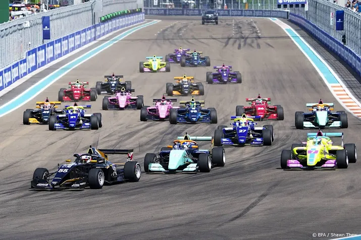 coureur visser derde na eerste raceweekend w series in miami