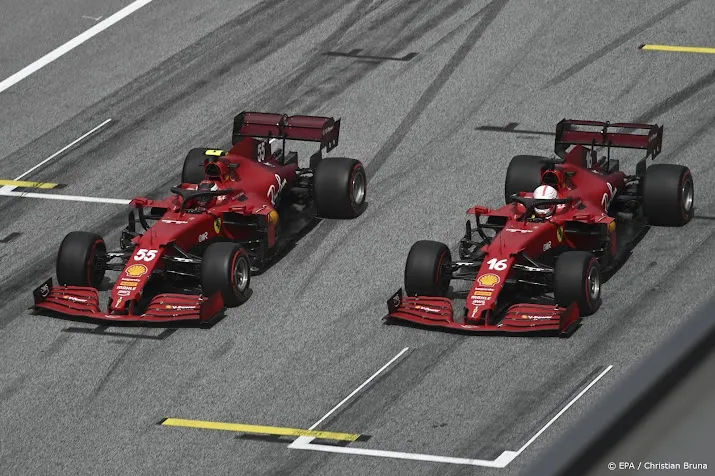 coureurs sainz en leclerc krijgen gelijke status bij ferrari