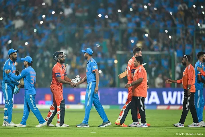 cricketers sluiten wk af met kansloze nederlaag tegen india