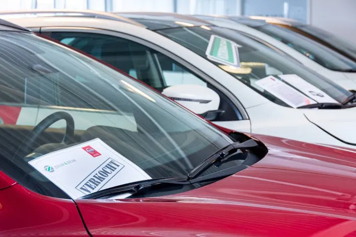 daling verkoop nieuwe autos in eu