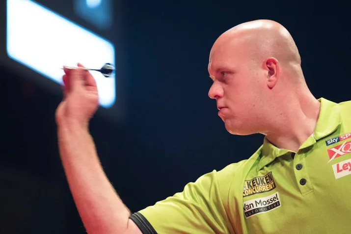 darter van gerwen lijdt alsnog nederlaag