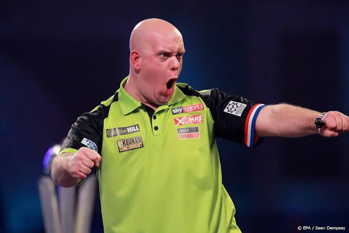 darter van gerwen naar kwartfinales world matchplay