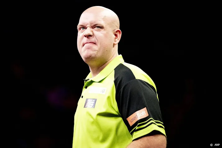darter van gerwen snel uitgeschakeld in premier league