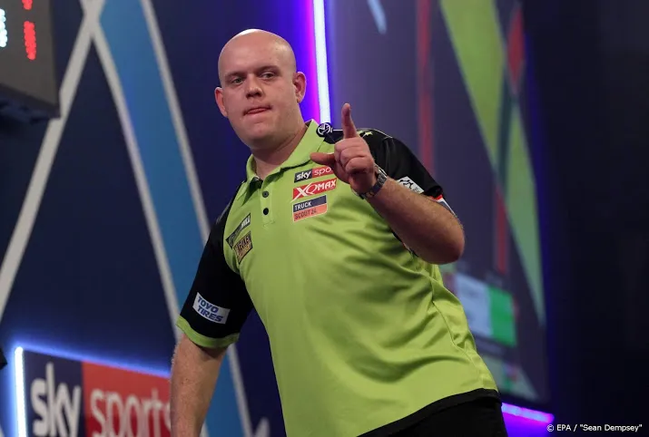 darter van gerwen stapt over op andere pijlen