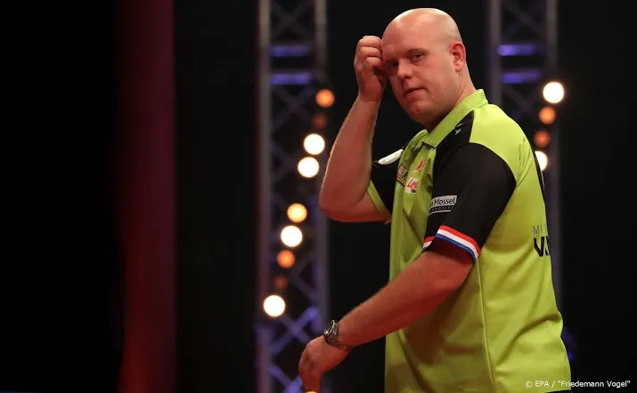darter van gerwen verliest opnieuw