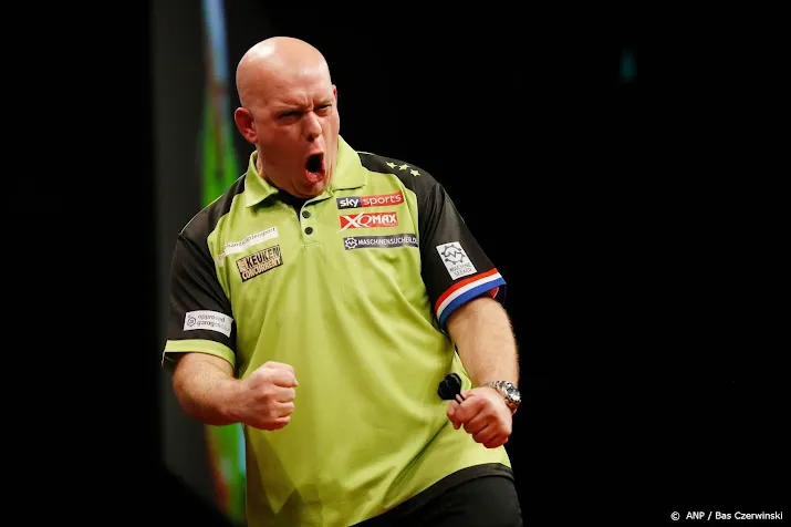 darter van gerwen wint eerste titel in 2021