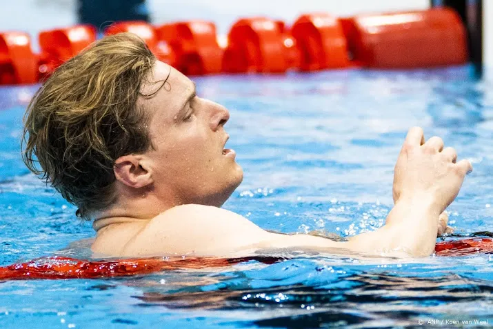 de boer laatste in olympische finale 50 vrij goud voor dressel