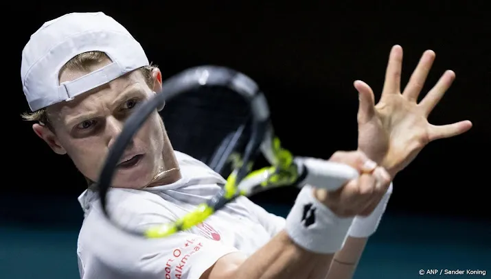 de jong verliest van raonic bij debuut op abn amro open