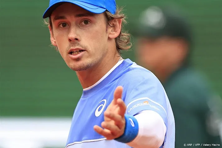 de minaur volgende tegenstander van griekspoor in monaco