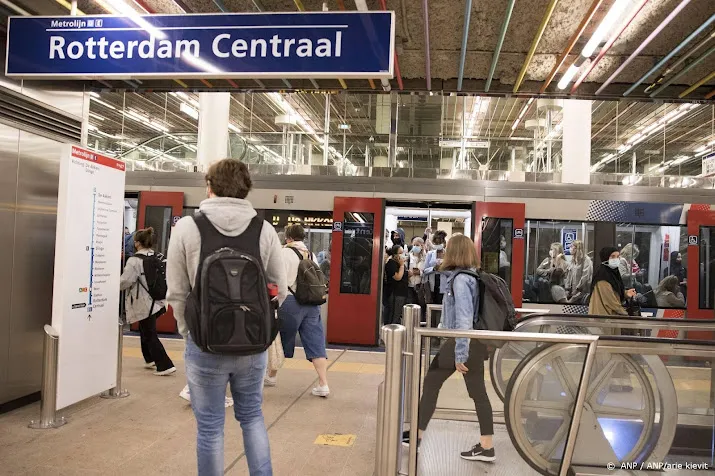deel metronet rotterdam plat door stroomstoring