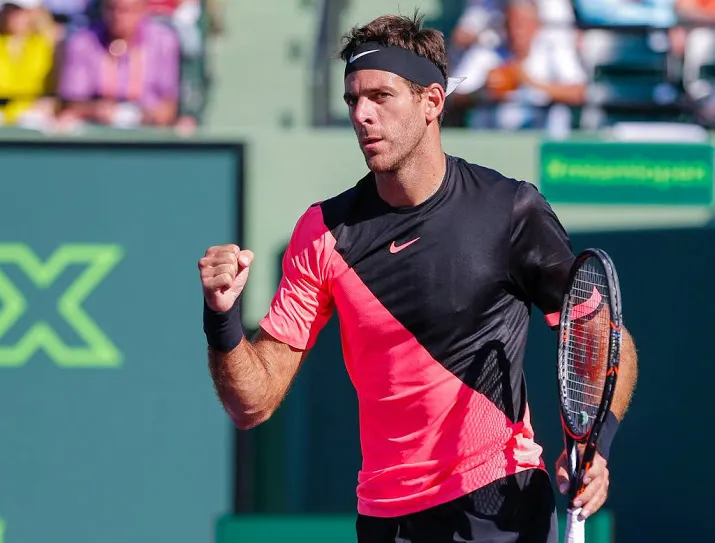 del potro kwartfinalist in miami