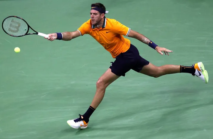 del potro opnieuw in kwartfinale us open