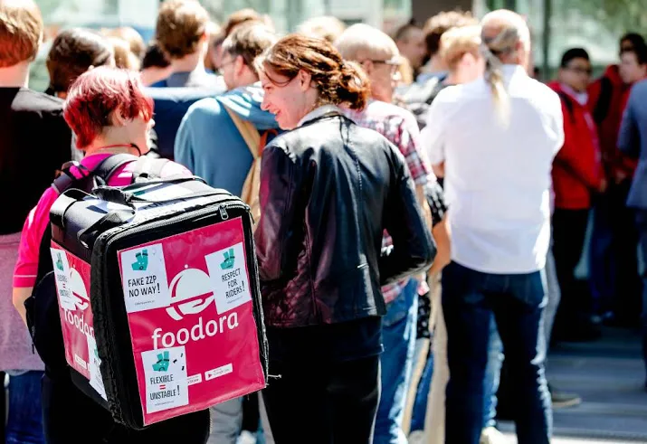 deliveroo mag werken met freelancers