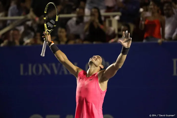 derde toernooizege in acapulco voor tennisser nadal