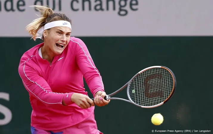 derde toernooizege op rij tennisster sabalenka