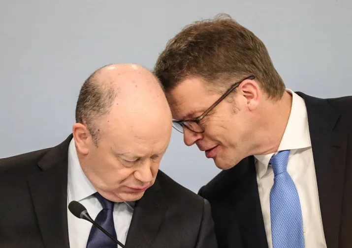 deutsche bank gaat topman vervangen