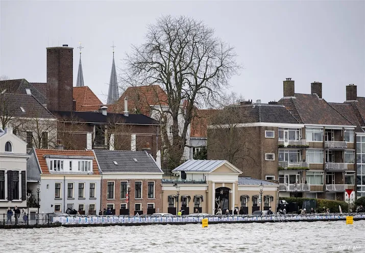 deventer laat zandzakken langs de ijssel voorlopig staan