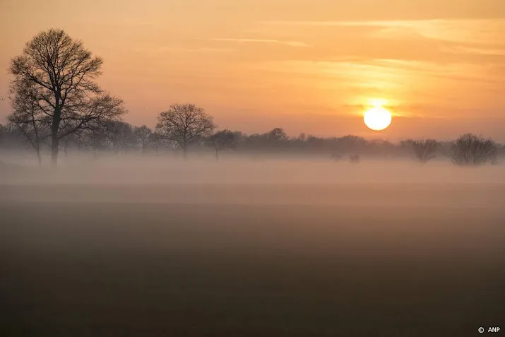 dichte mist in westen van het land lokaal glad