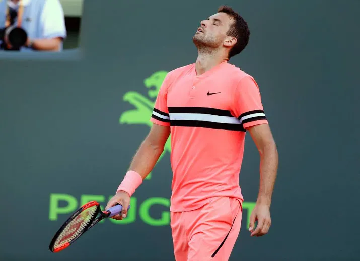 dimitrov vliegt eruit in miami