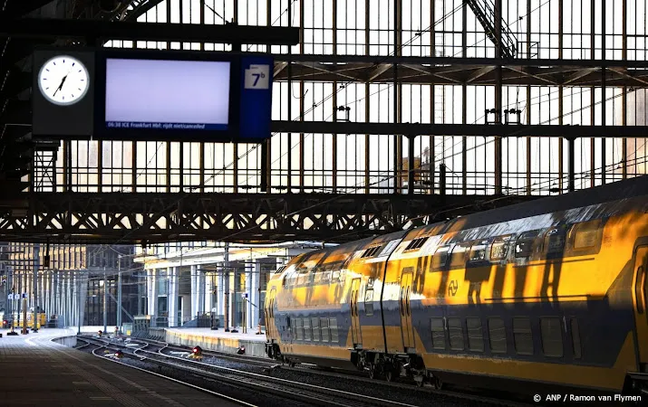 dit weekend geen treinen rond amsterdam centraal