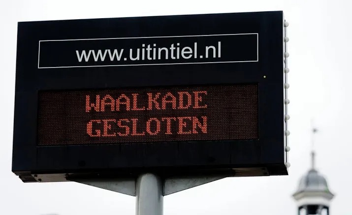 diverse maatregelen wegens hoogwater