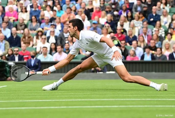 djokovic bereikt zonder setverlies derde ronde op wimbledon