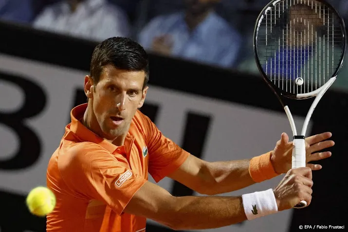 djokovic boekt duizendste tenniszege en bereikt finale in rome