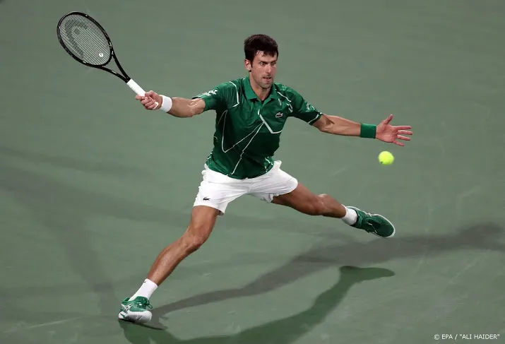 djokovic en tsitsipas tennissen finale in dubai