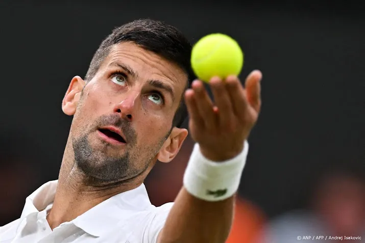 djokovic in vier sets langs popyrin naar vierde ronde wimbledon