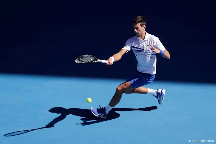djokovic in vier sets naar vierde ronde
