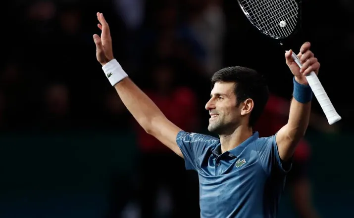 djokovic in vorm naar halve finale parijs