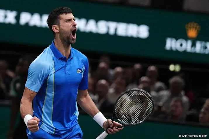 djokovic klopt titelverdediger rune in parijs en neemt revanche