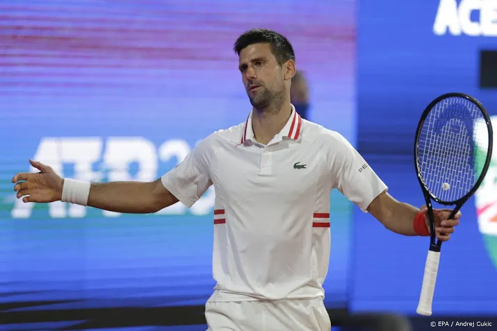 djokovic meldt zich af voor masterstoernooi madrid