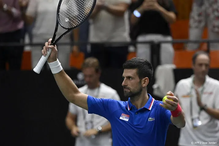 djokovic met servische tennissers in daviscup finals