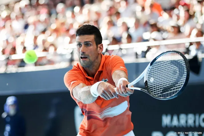 djokovic moet in adelaide knokken voor 92e toernooizege