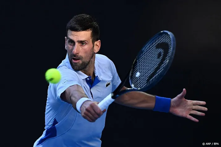 djokovic na moeizame start naar halve finales australian open