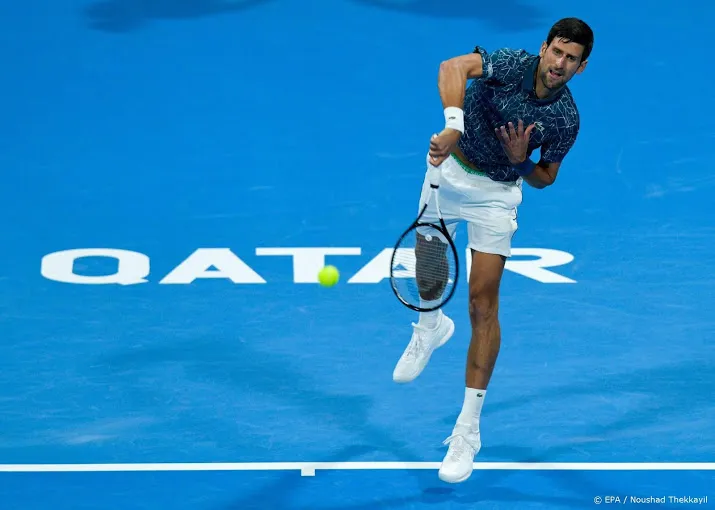 djokovic naar halve finale in doha
