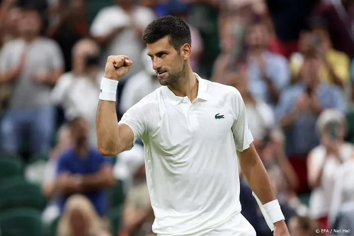 djokovic op wimbledon in drie sets langs wawrinka